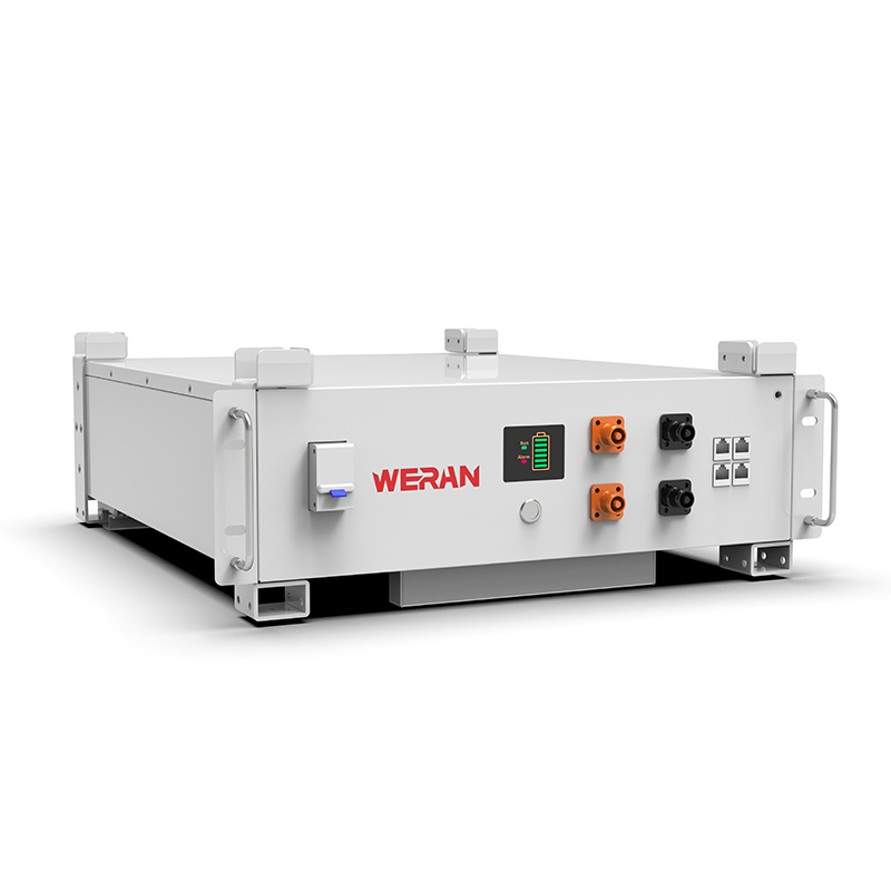 WERAN WRL-48100RW 51.2V 100Ah LiFePO4 랙 배터리(5.12kWh) – 8000사이클, CAN/RS485, 스택형 홈 ESS