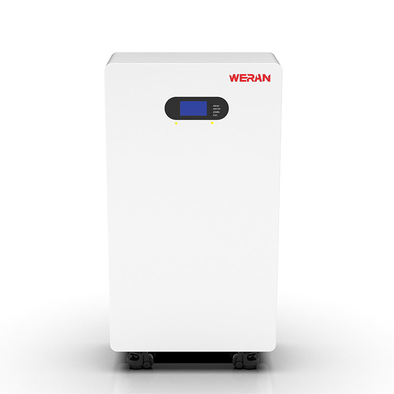 WERAN WRL-48200UW 51.2V 200Ah LiFePO4 배터리(10.24kWh) – IP65 바퀴형/벽면 장착형, 적층형 48V 태양광 저장 장치
