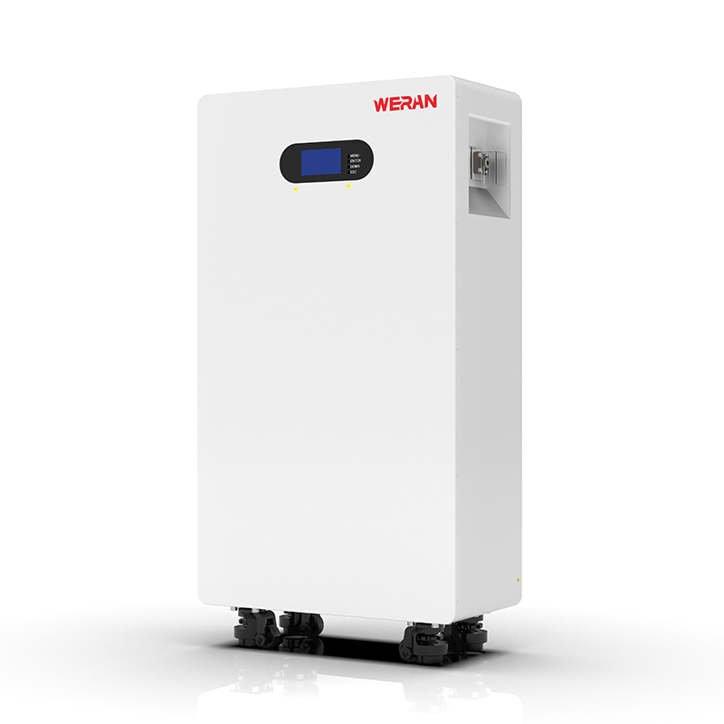 WERAN WRL-48200UW 51.2V 200Ah LiFePO4 배터리(10.24kWh) – IP65 바퀴형/벽면 장착형, 적층형 48V 태양광 저장 장치