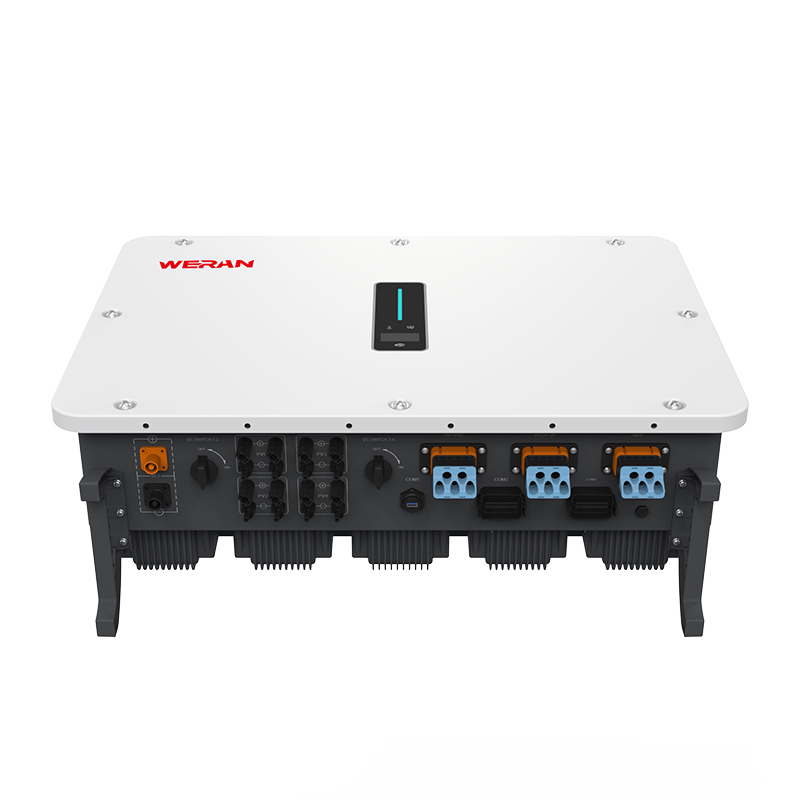 WERAN M2HT 25-50kW 3상 하이브리드 인버터 – C&I 에너지 저장 시스템용 상업용 HV 배터리 태양광 인버터