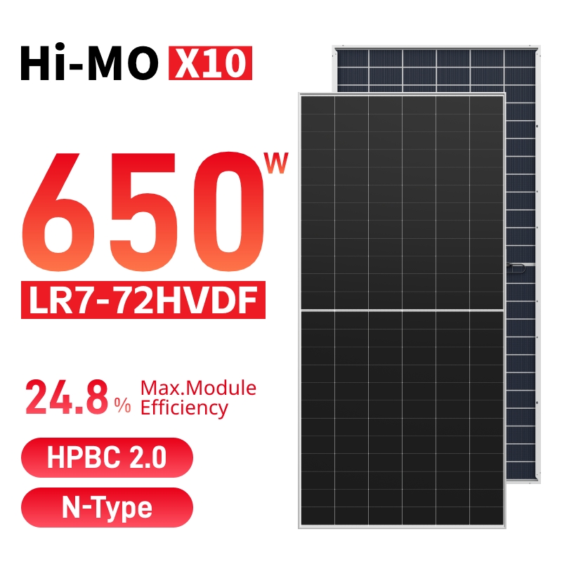 LONGi Hi-MO X10 Guardian 방진 640-670W 양면 이중 유리 태양광 시스템용 마이크로 인버터와 스트링 인버터 비교